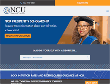 Tablet Screenshot of ncu.edu